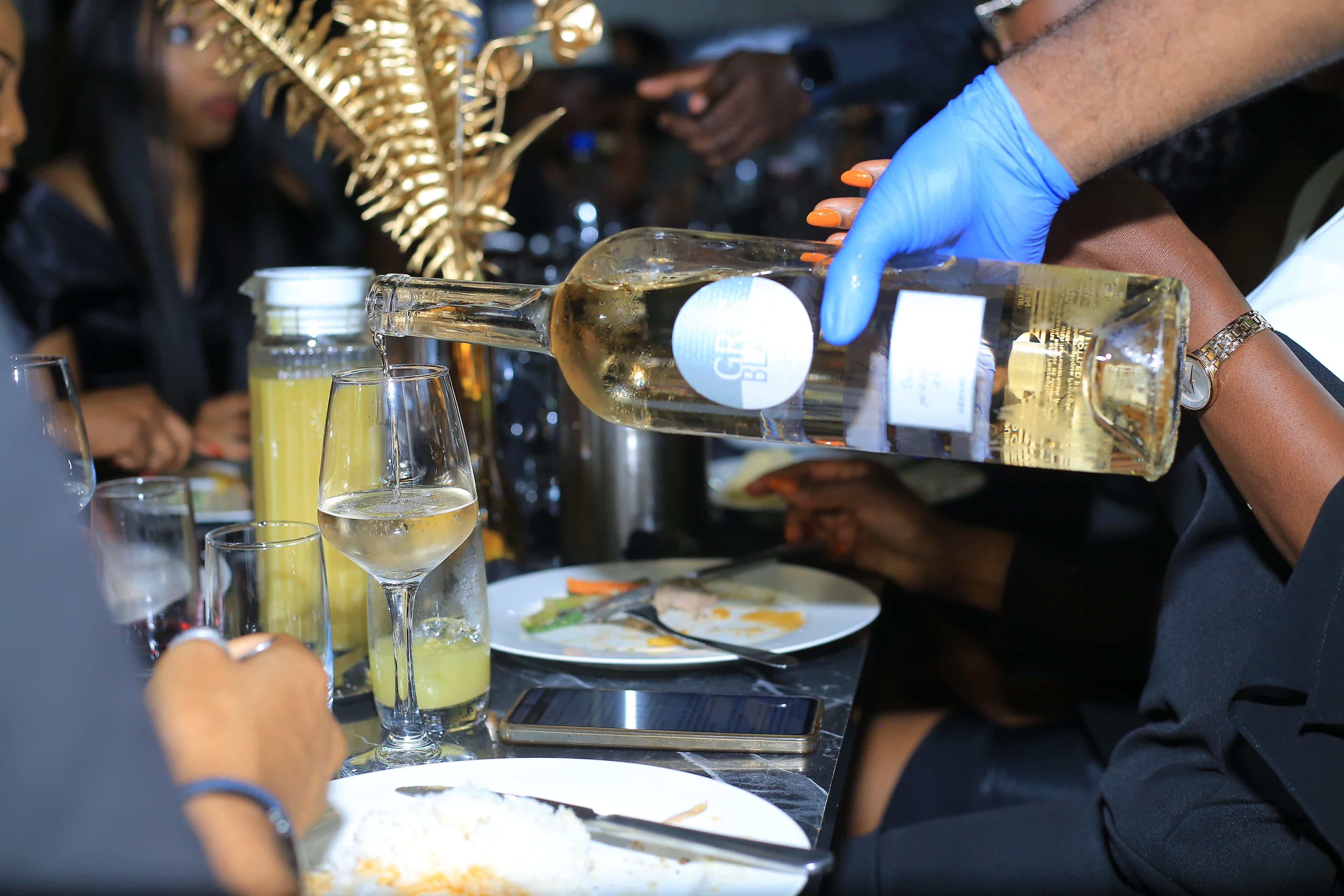 Un plat de pâtes gastronomique